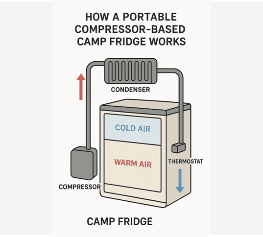 How a Portable Fridge/Freezer Works: The Science Behind the Cooling